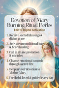 Devotion of Mary Burning Ritual Activation – Sacred Blessings & Divine Grace