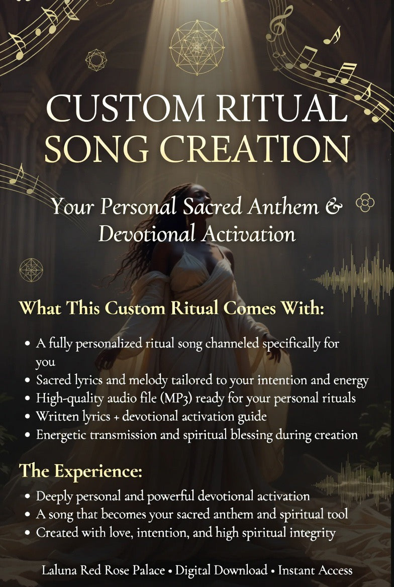 Custom Ritual Song Creation – Your Personal Sacred Anthem & Devotional Activation
