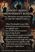 Night Queen Empowerment Bundle – Tips, Affirmations & Energy Protection for High-Vibe Nightlife Goddesses