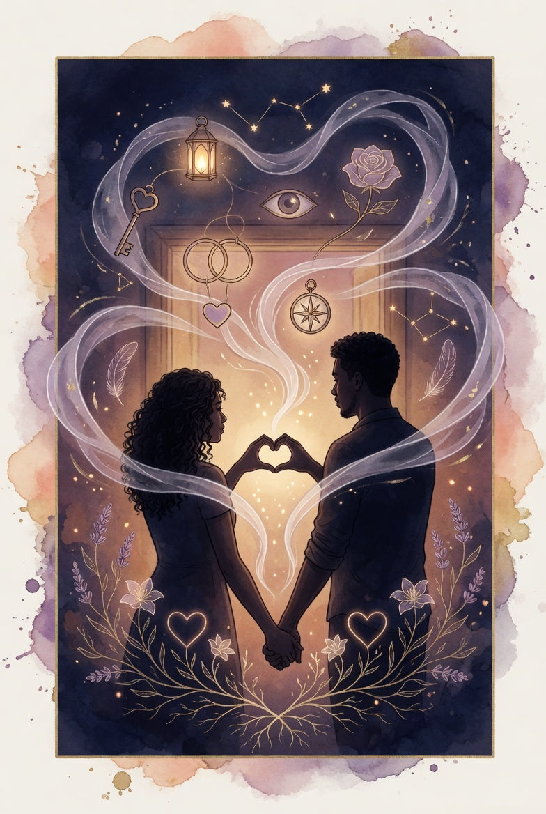 3 Card Love Tarot Reading Instant Digital Download Relationship & Heart Guidance