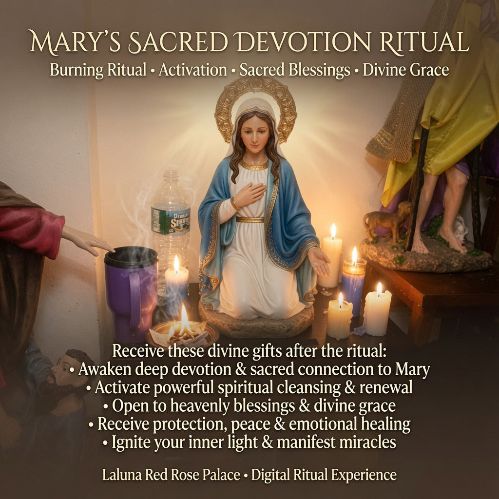 Devotion of Mary Burning Ritual Activation – Sacred Blessings & Divine Grace