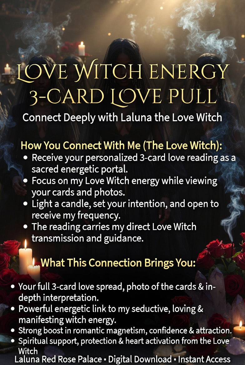 3 Card Love Tarot Reading Instant Digital Download Relationship & Heart Guidance