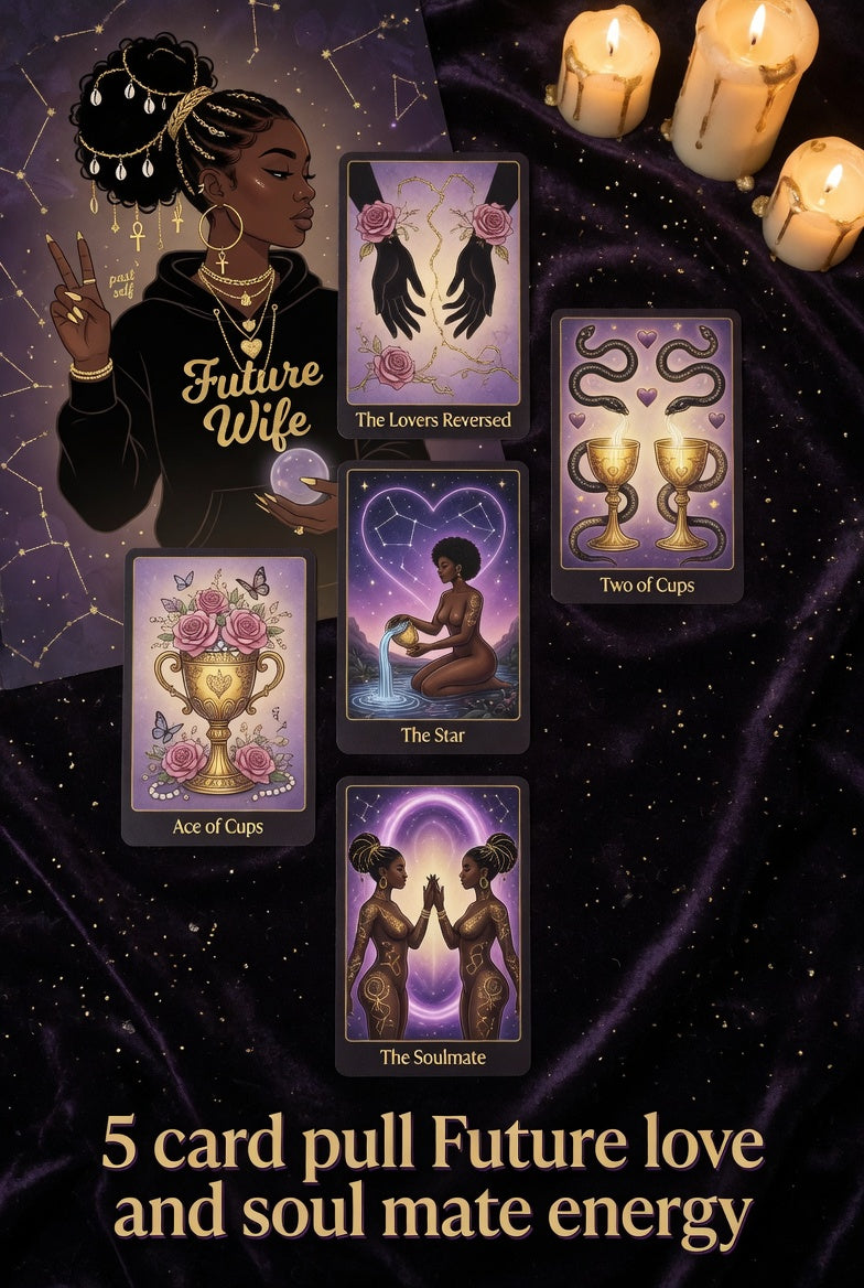 Future Love & Soulmate Tarot Reading  5 Card Destiny Pull