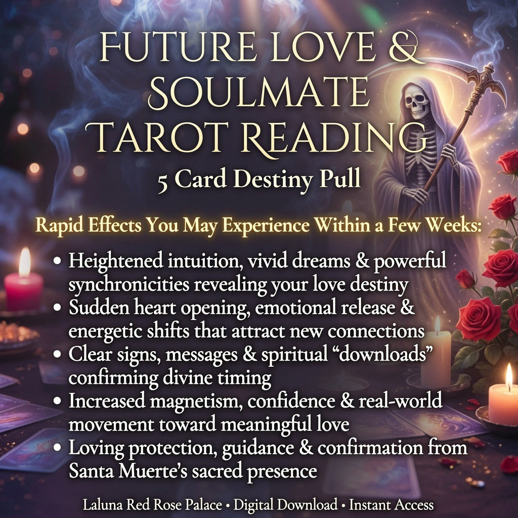 Future Love & Soulmate Tarot Reading  5 Card Destiny Pull
